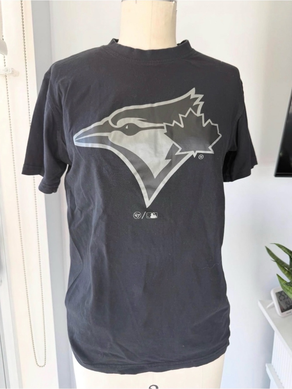 47 Brand Toronto Blue Jays Black Graphic Tee